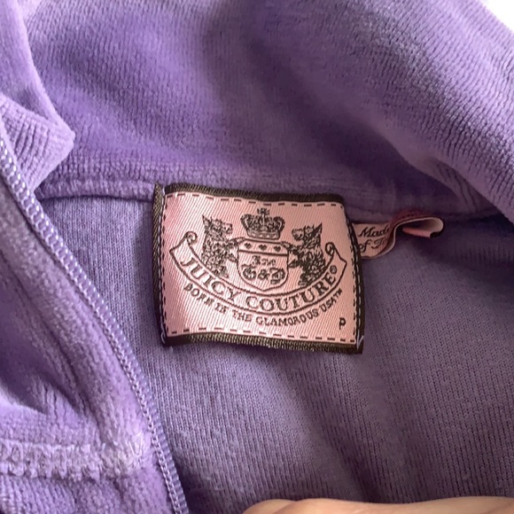 Juicy Couture Velour Zip Up - Picture 3 of 3